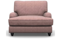 Heart of House Adeline Tweed Fabric Chair - Pink